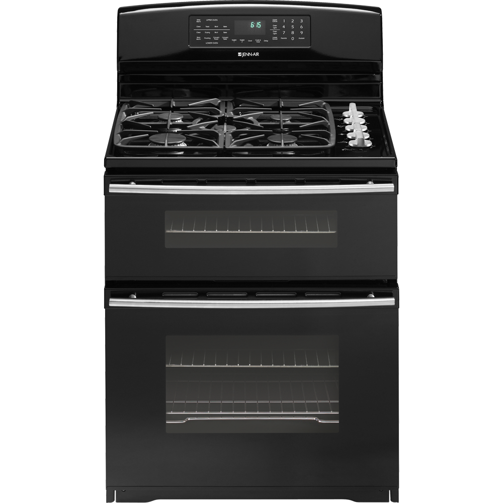 Jennair JDR8895BAB 30" Freestanding DualFuel Double Oven Range with Convection Black