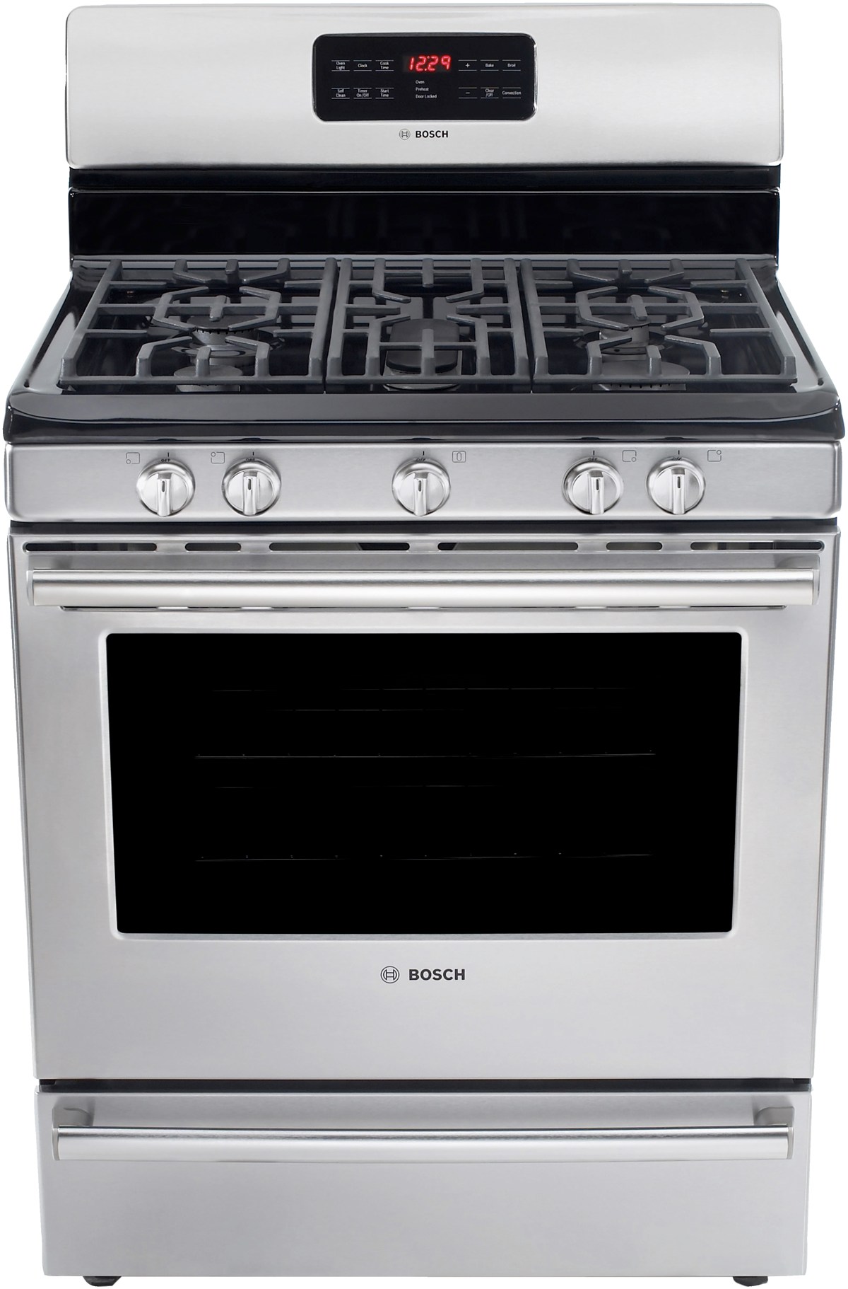 Bosch HGS5L53UC 30" Freestanding Gas Range with 5 Sealed Burners