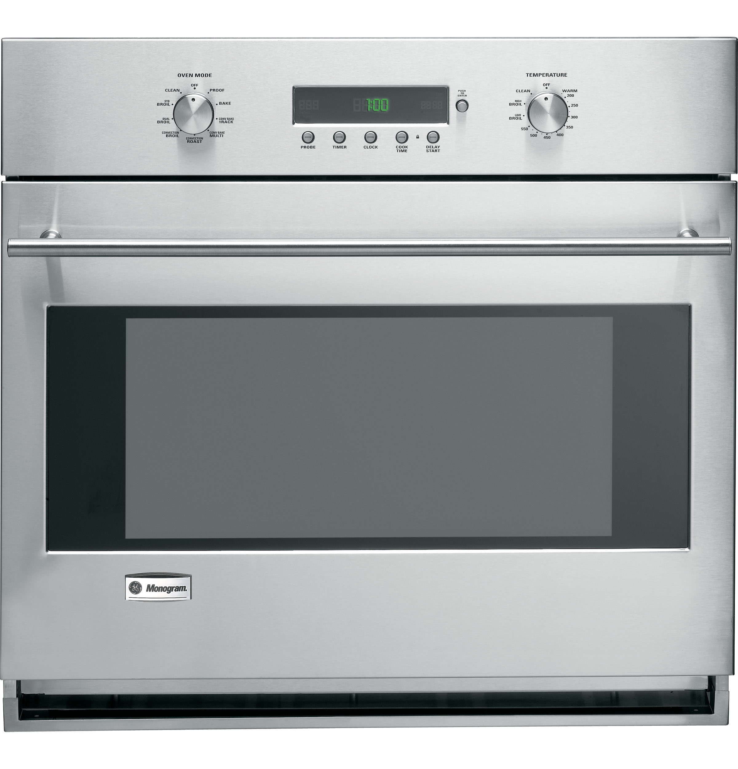 Monogram ZET1SMSS 30" Single Electric Wall Oven with 4.4 cu. ft