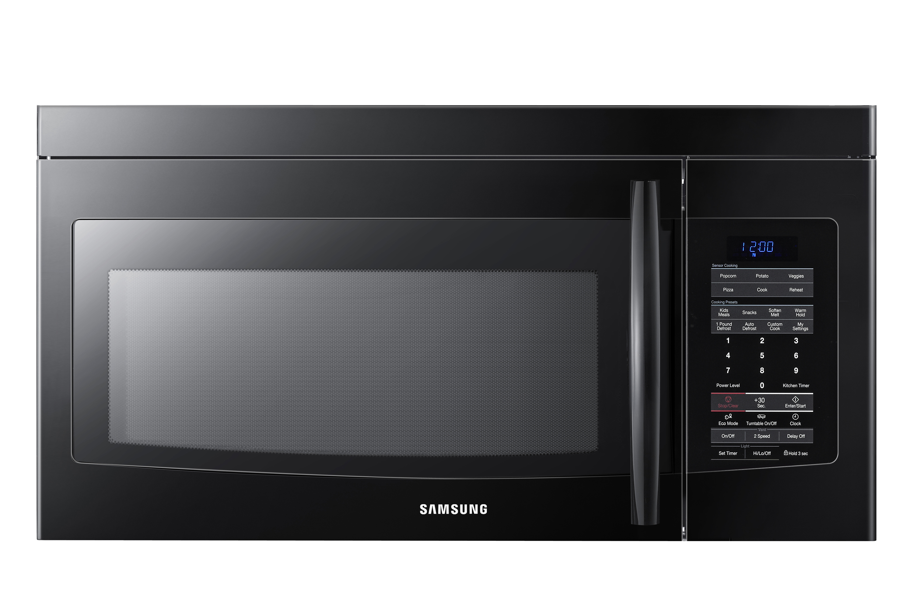 Samsung SMH1713B 1.7 cu. ft. OvertheRange Microwave Oven with 300 CFM Venting System, 2Stage