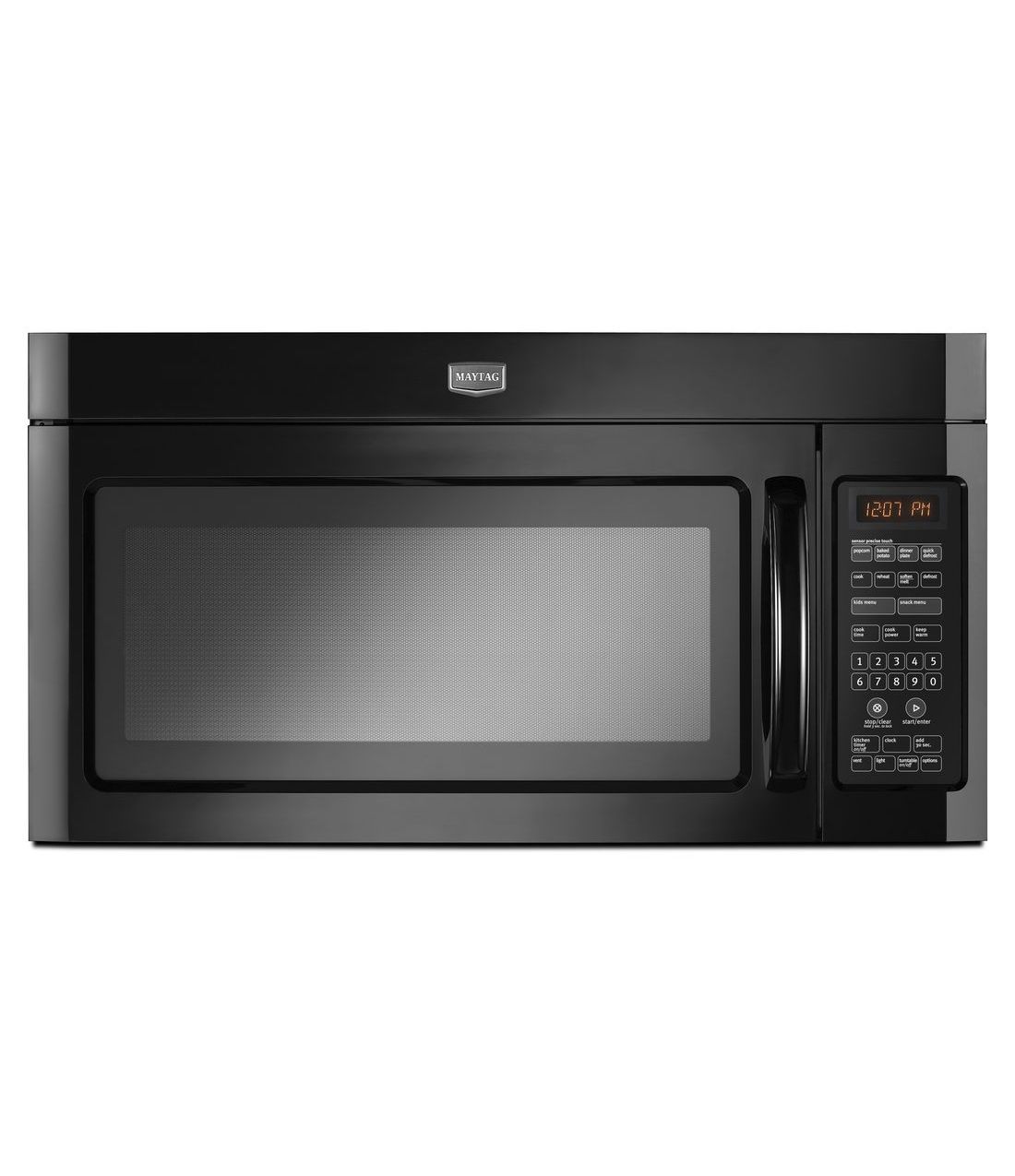 Maytag MMV4206BB 2.0 cu. ft. OverTheRange Microwave with 1000 Watts, 10 Power Levels, Hidden