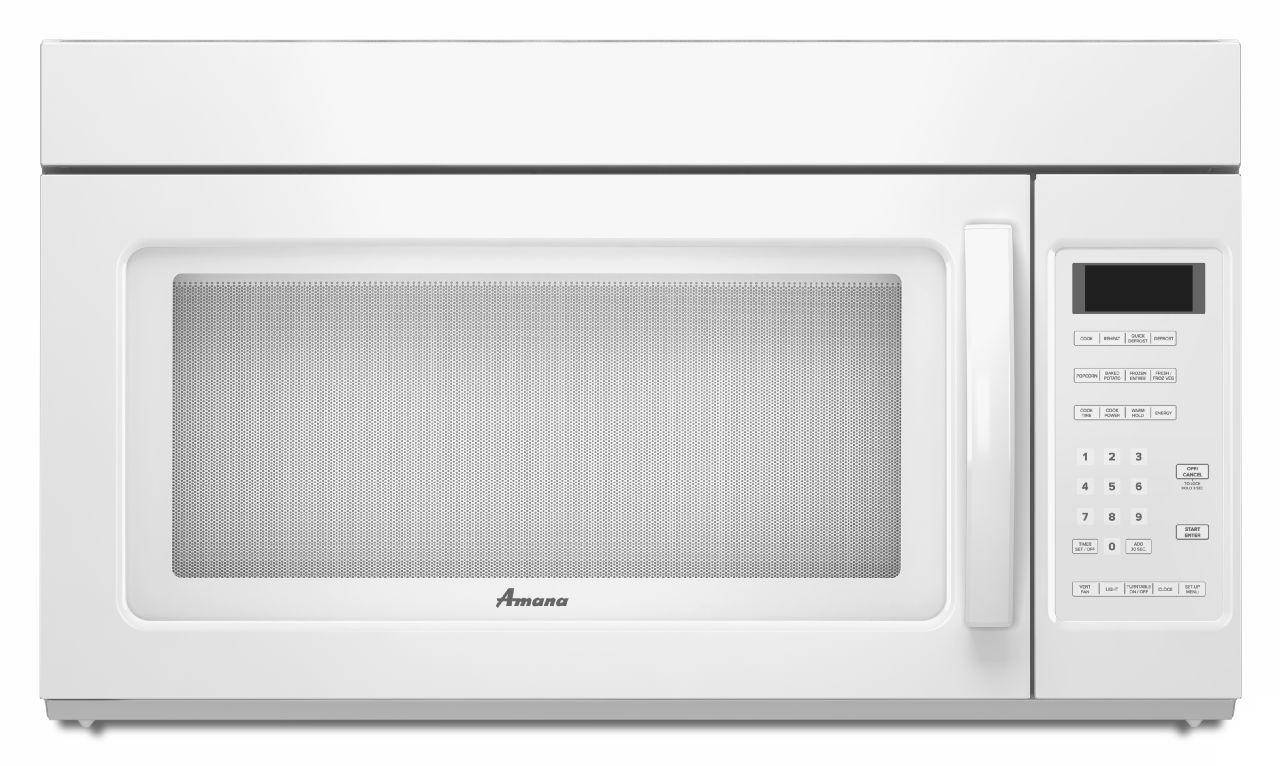 Amana AMV2175CW 1.7 cu. ft. Over-the-Range Microwave Oven with 1000