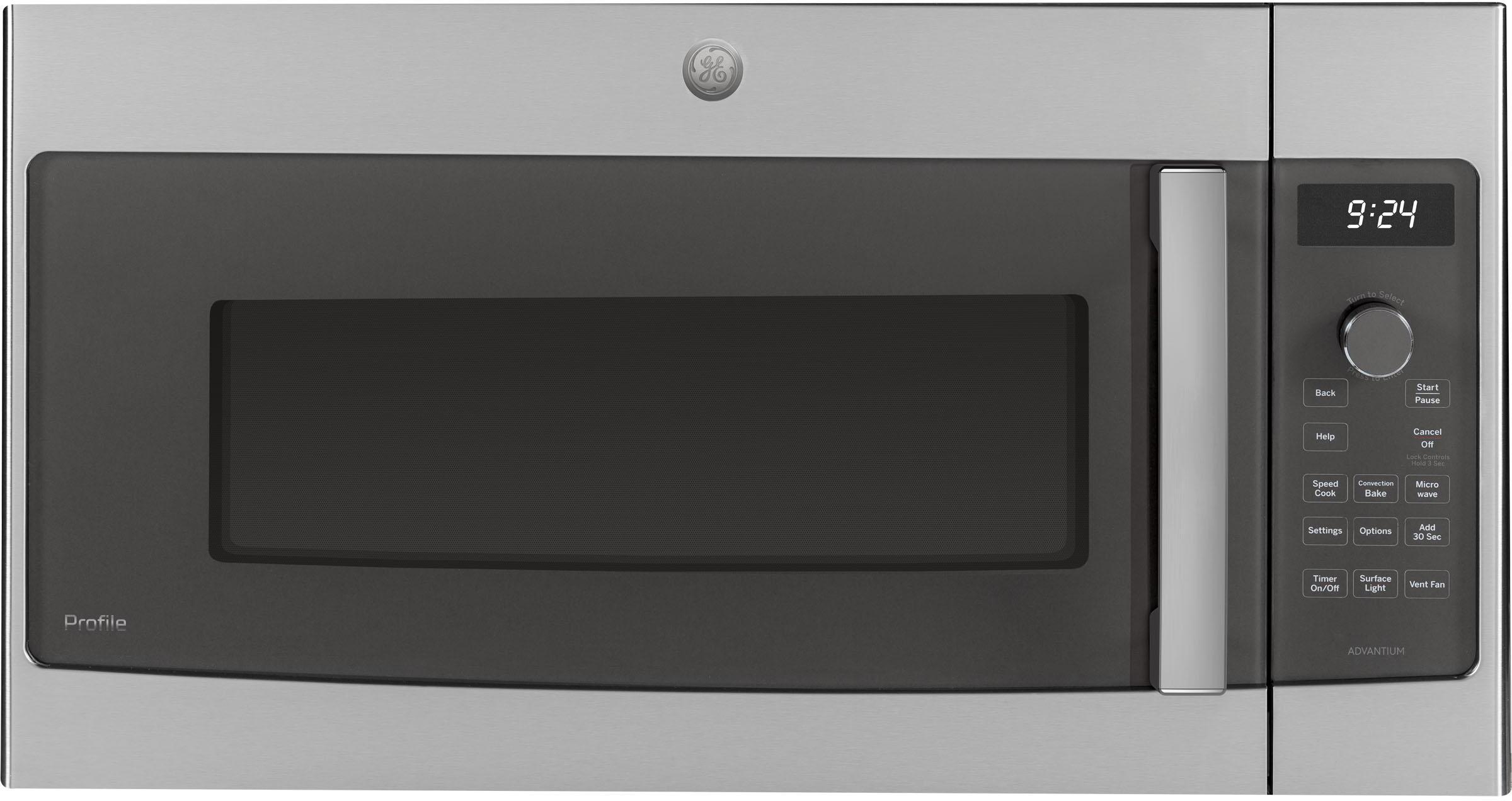 General Electric PSA9240SFSS 30 Inch Over the Range Microwave Oven with Ge 30-inch Under Cabinet Microwave Oven In Stainless Steel