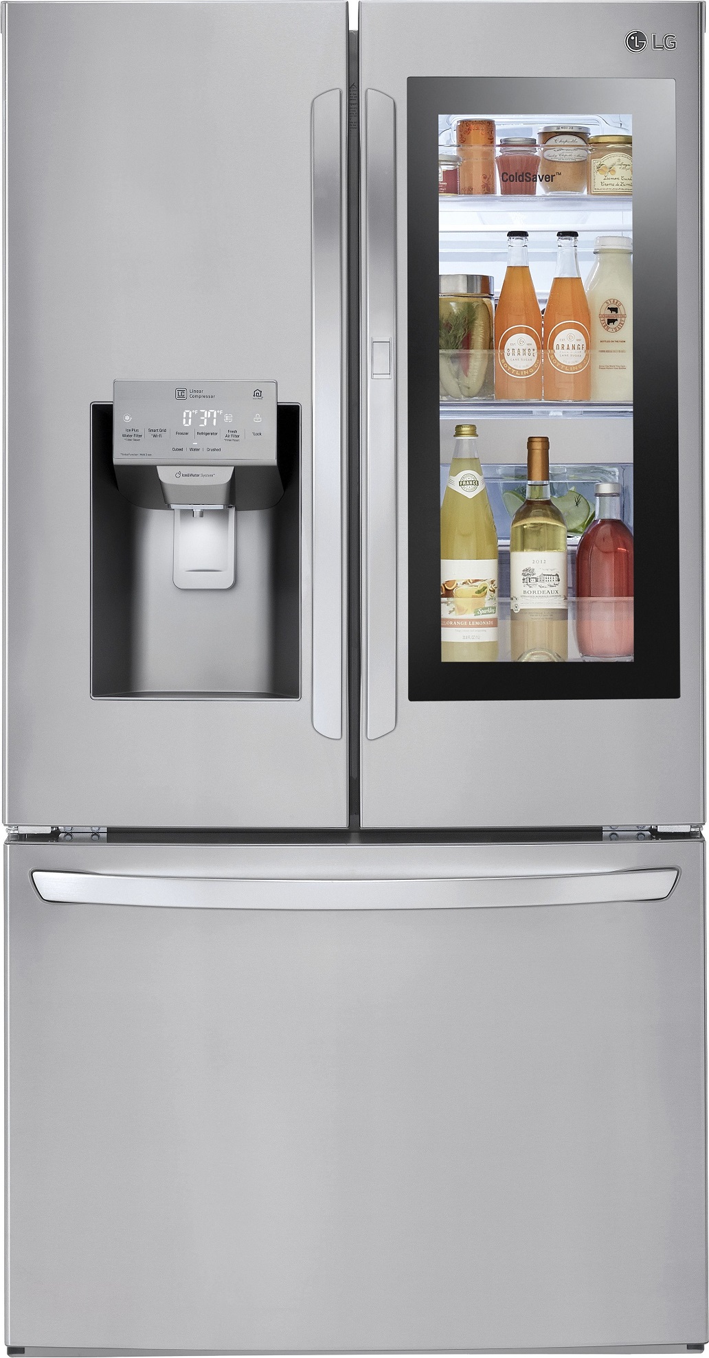 Lg LFXS28596S 28 Cu. Ft. French Door Refrigerator with DoorInDoor Technology Stainless Steel