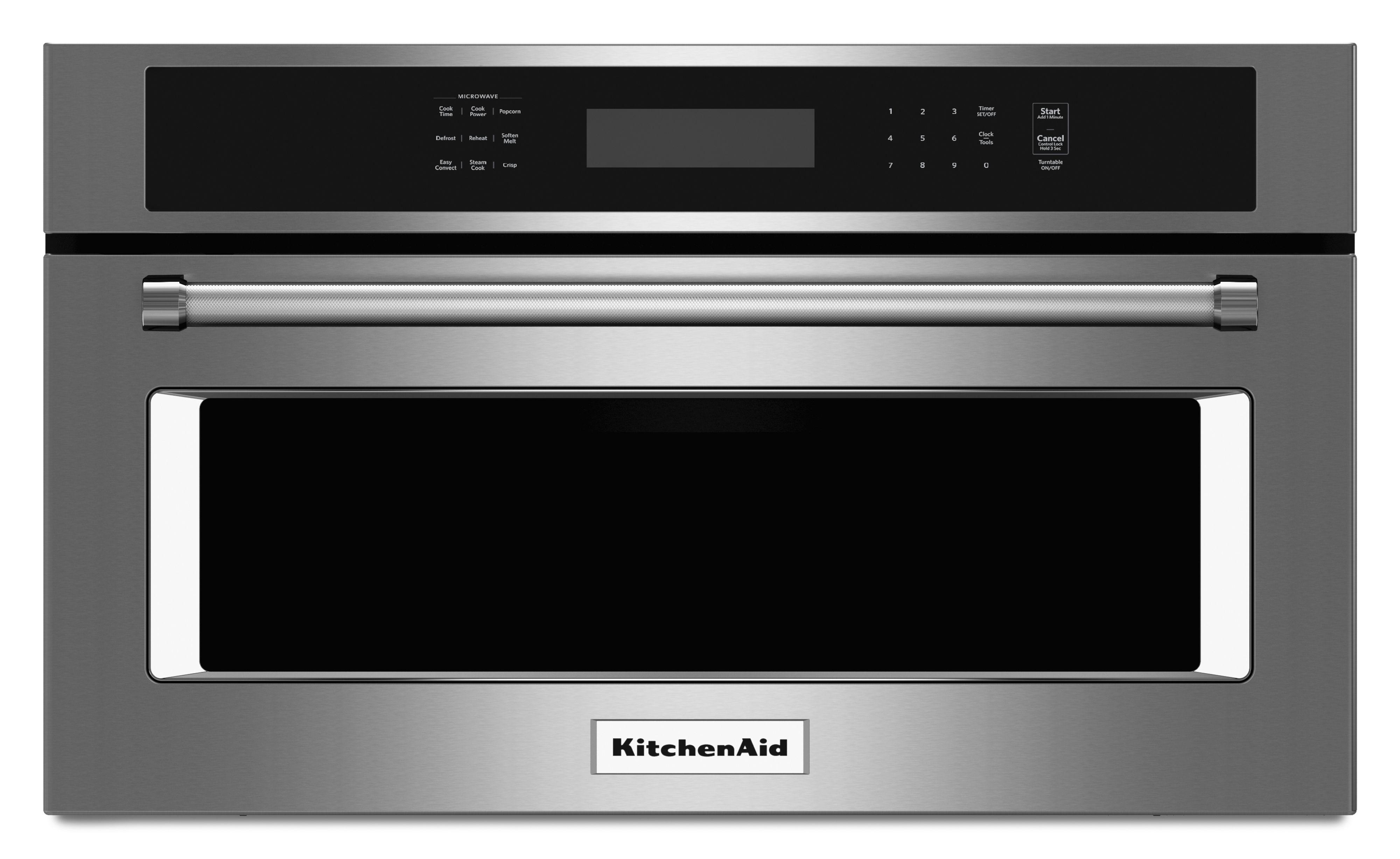 Kitchenaid KMBP107ESS 27 Inch Built-In Microwave Oven with Convection