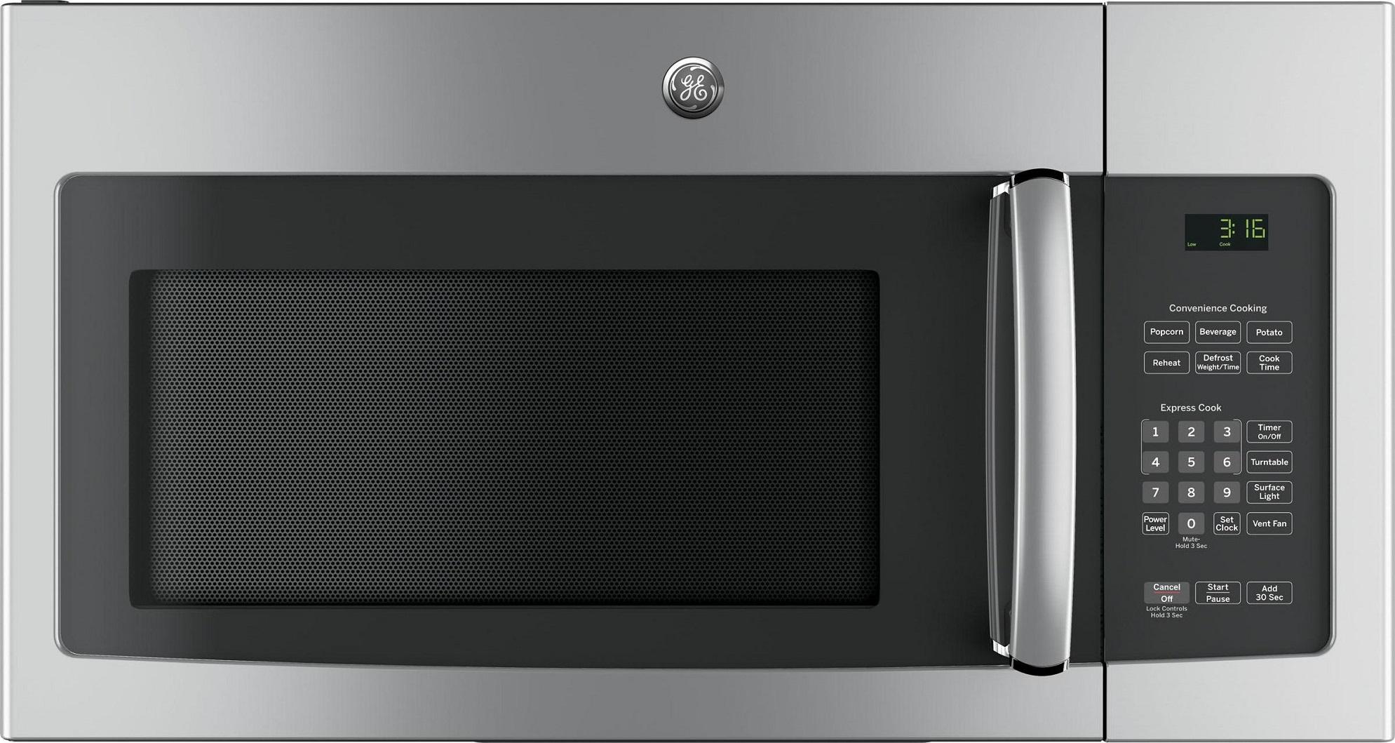 General Electric JNM3163RJSS 30 Inch Over the Range Microwave Oven with Recirculating Venting